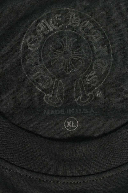 Chrome Hearts Back Horseshoe Arm Tee Black/Yellow Size XL
