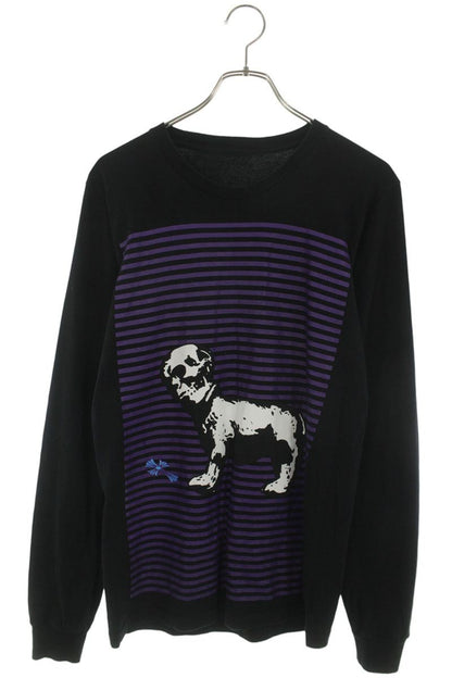 Chrome Hearts FOTI Print Long Sleeve Tee Black/Purple Size S