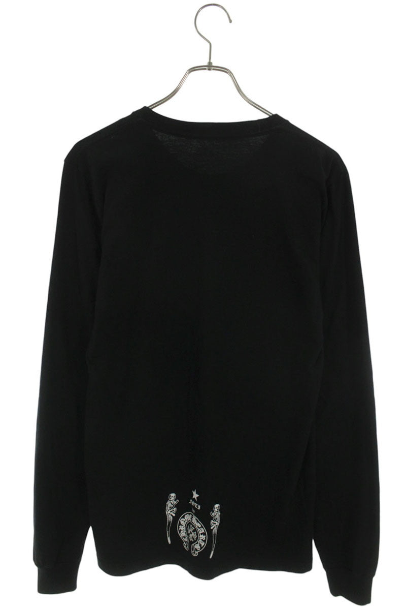 Chrome Hearts FOTI Print Long Sleeve Tee Black/Purple Size S