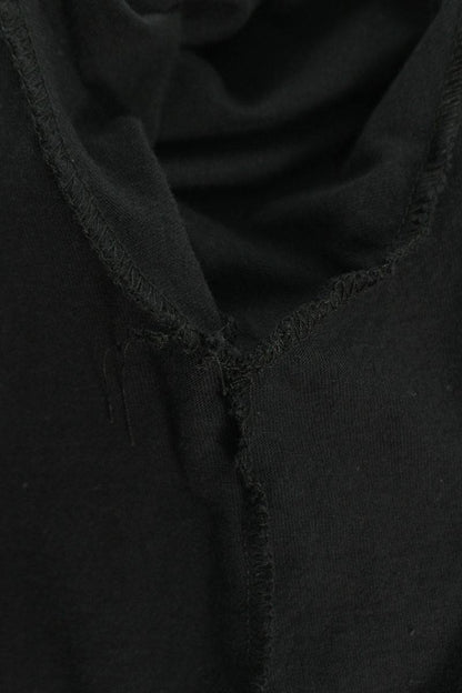 Chrome Hearts Neck Logo Print Long Sleeve Tee Black Size M