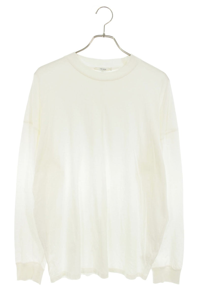 THEROW Cotton Long Sleeve Cut & Sew White Size L