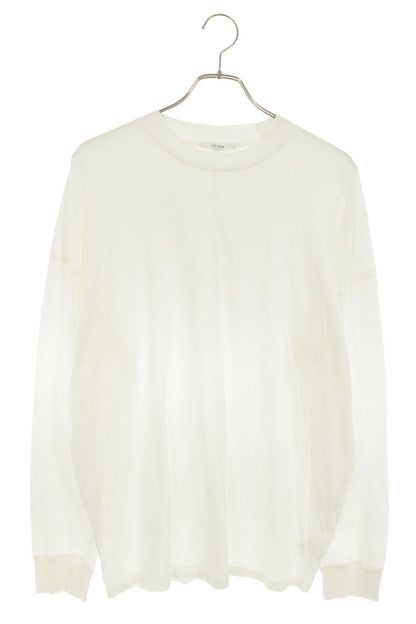 THEROW Cotton Long Sleeve Cut & Sew White Size L