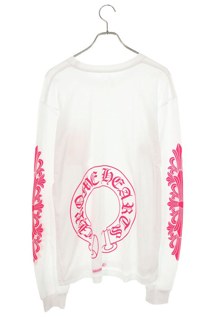 Chrome Hearts Floral Sleeve Horseshoe Long Sleeve Tee Size XL