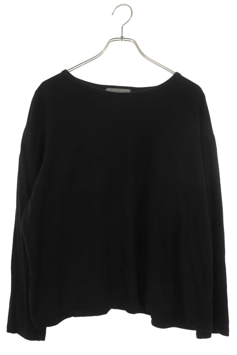 YOHJI YAMAMOTO POUR HOMME Wool Long Sleeve Tee Black Size 2