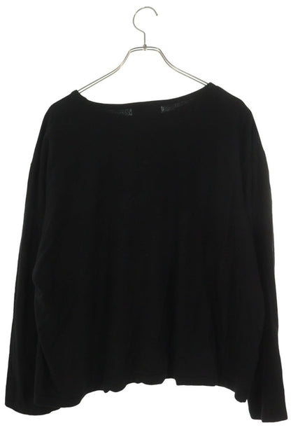 YOHJI YAMAMOTO POUR HOMME Wool Long Sleeve Tee Black Size 2