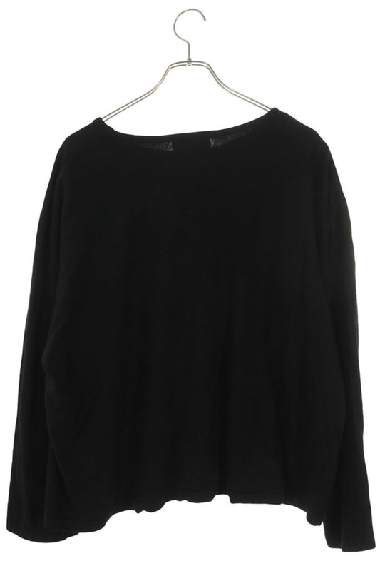 YOHJI YAMAMOTO POUR HOMME Wool Long Sleeve Tee Black Size 2
