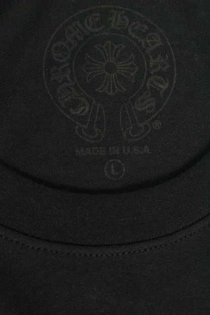 Chrome Hearts Floral Sleeve Back Tee Black/Yellow Size L