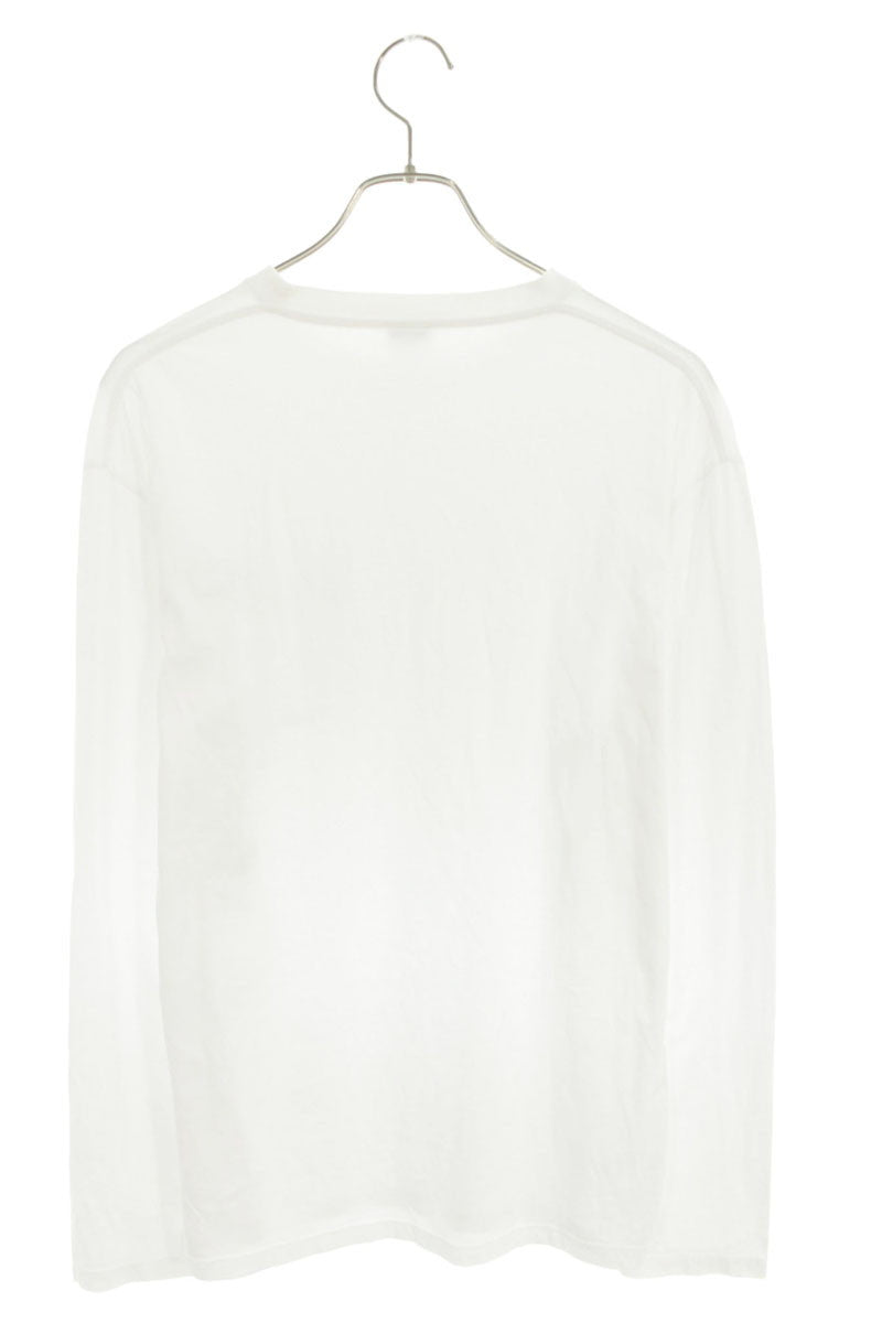 LOEWE Anagram Embroidered Cotton Long Sleeve Tee Size M