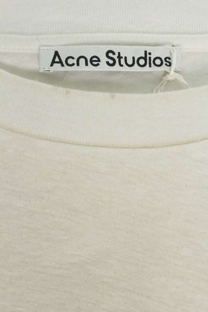 ACNE STUDIOS Logo Print Relaxed Vintage Long Sleeve Tee Size XL