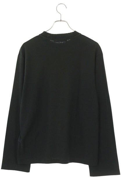 ACNE STUDIOS Logo Print Vintage Long Sleeve Tee Black Size XXS
