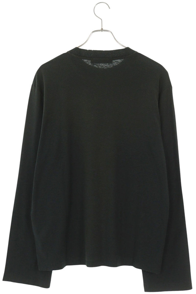 ACNE STUDIOS Logo Print Vintage Long Sleeve Tee Black Size XS
