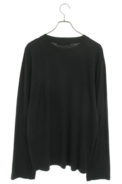 ACNE STUDIOS Front Logo Long Sleeve T-Shirt Black Size M