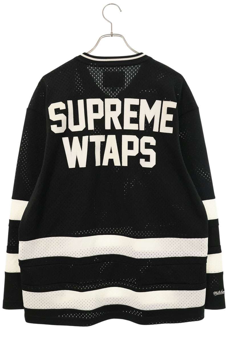 SUPREME WTAPS Numbering Hockey Jersey Black/Wht Size M