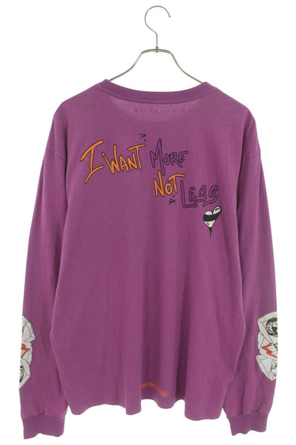 Chrome Hearts PPO Matty Boy Print Long Sleeve Tee Purple Size XL