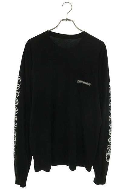 Chrome Hearts Sleeve Logo Back Scroll Print Long Sleeve Tee Size L