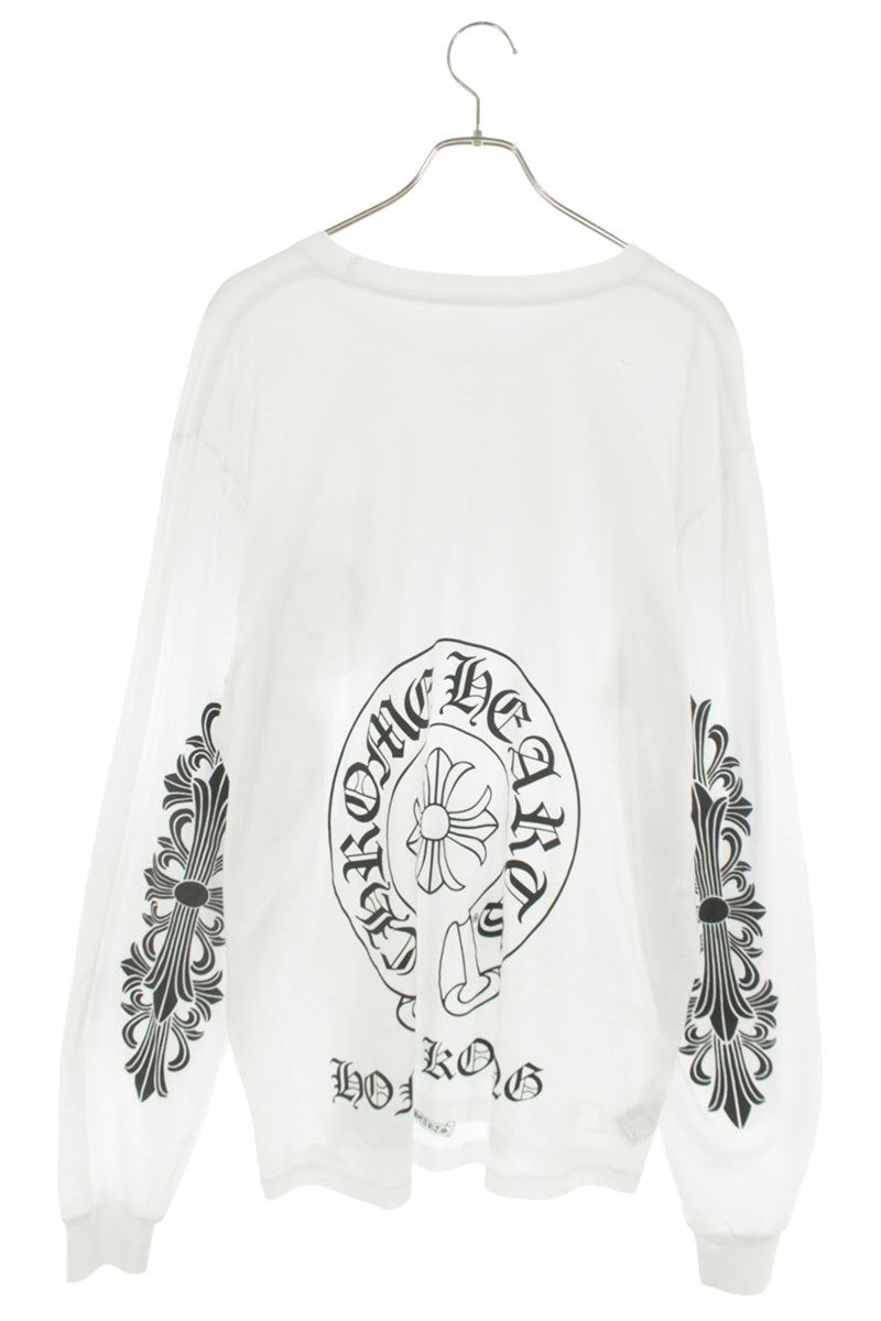 Chrome Hearts HK Limited Back Horseshoe Tee White Size XL