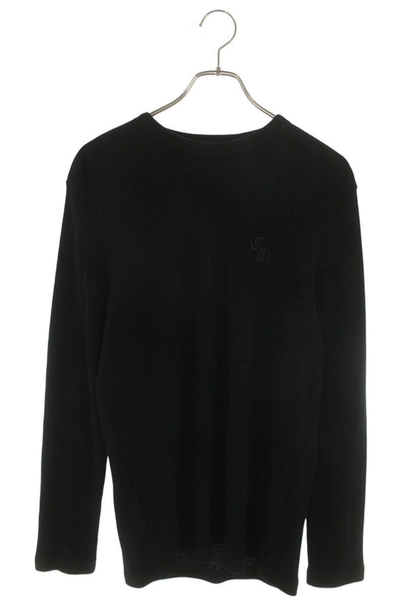Chrome Hearts SNATCH Long Sleeve CH Logo Embroidered Thermal Size L
