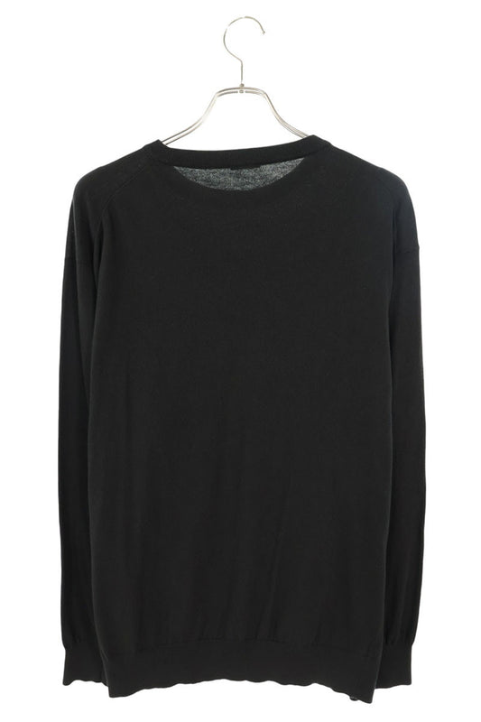 COMOLI Cotton Long Sleeve Tee Black Size L