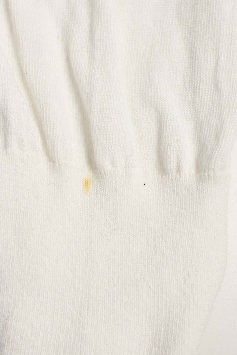 COMOLI Cotton Crewneck Long Sleeve Tee White Size L
