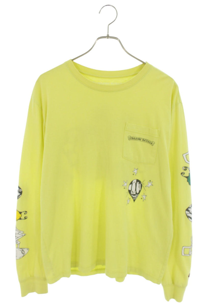 Chrome Hearts PPO HRDWR GRN Long Sleeve MATTY BOY Print Long Sleeve Tee Size L