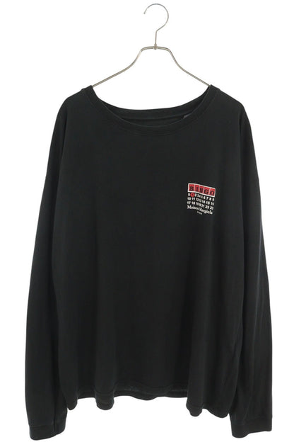 Maison Margiela 25AW BINGO Logo Print Long Sleeve Tee Black Size XL
