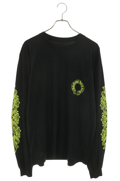 Chrome Hearts Back Horseshoe Print Long Sleeve Tee Multi Size L