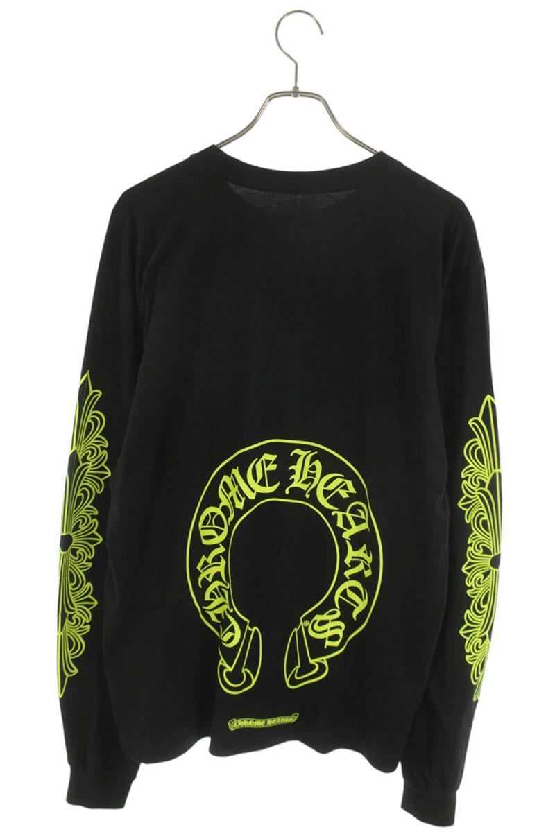 Chrome Hearts Back Horseshoe Print Long Sleeve Tee Multi Size L