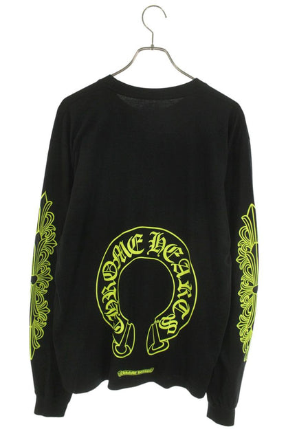 Chrome Hearts Back Horseshoe Print Long Sleeve Tee Multi Size L