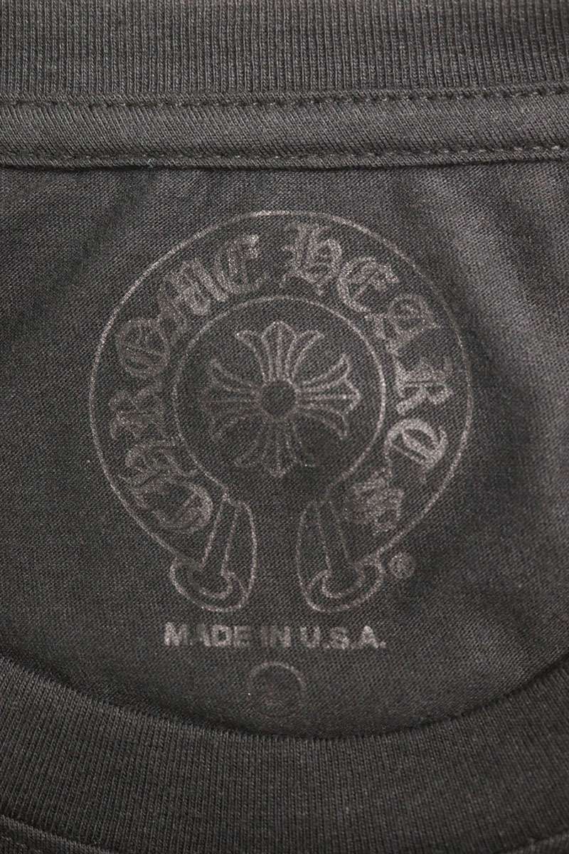 Chrome Hearts Floral Horseshoe Back Print Long Sleeve Tee Size L