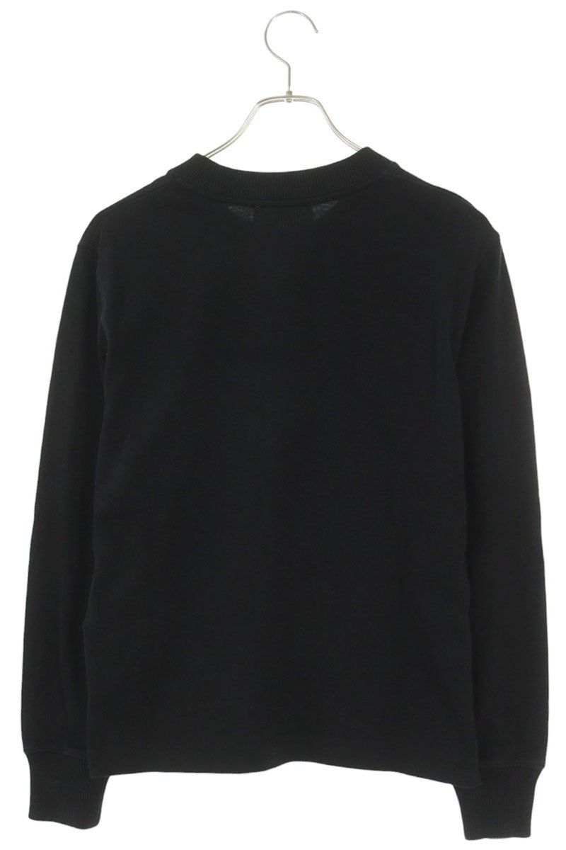 AMI Alexandre Mattiussi Heart Embroidered Cotton Long Sleeve Size XS