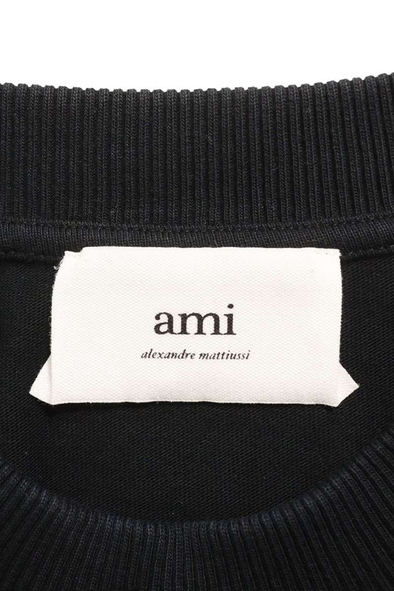 AMI Alexandre Mattiussi Heart Embroidered Cotton Long Sleeve Size XS
