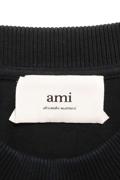 AMI Alexandre Mattiussi Heart Embroidered Cotton Long Sleeve Size XS