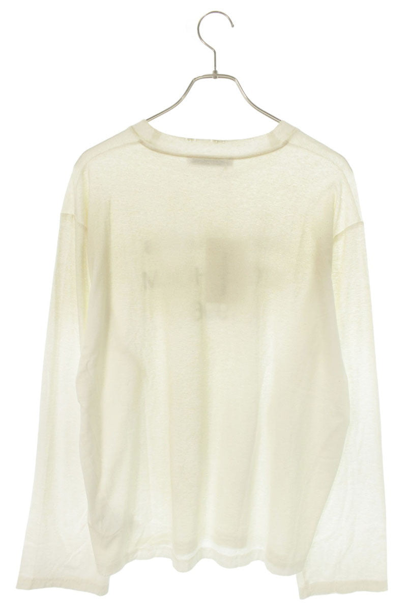 ACNE STUDIOS Logo Print Relaxed Fit Vintage Long Sleeve Tee Size S