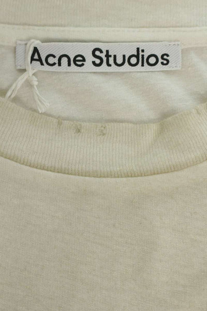 ACNE STUDIOS Logo Print Relaxed Fit Vintage Long Sleeve Tee Size S