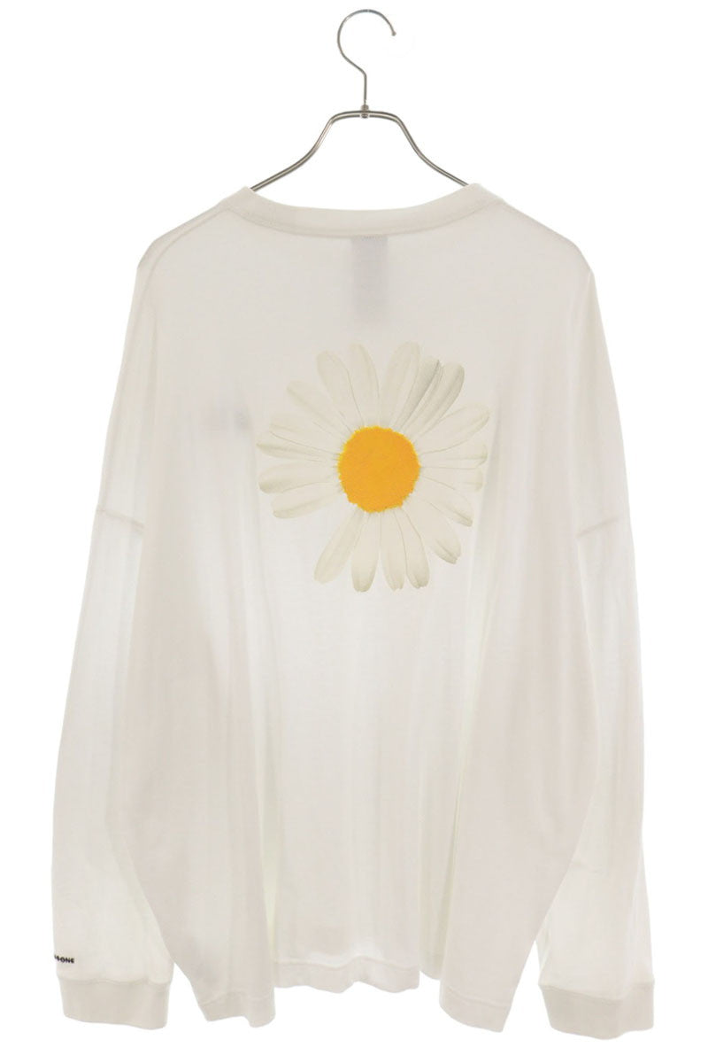 peaceminusone Back Flower Print Cotton Long Sleeve Size M