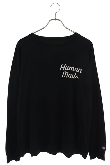 HUMAN MADE Flamingo Print Long Sleeve Tee Black Size XL