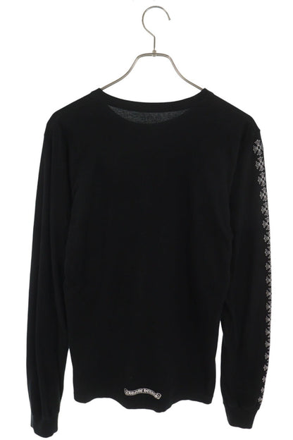 Chrome Hearts Sleeve CH Plus Print Long Sleeve Tee Black Size S