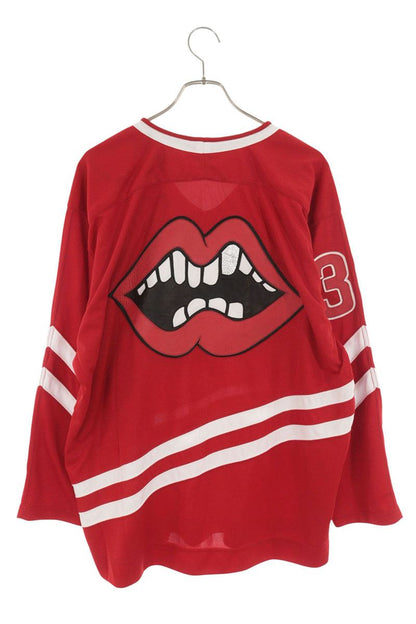 Chrome Hearts MATTY BOY Chomper Leather Long Sleeve Shirt Size M