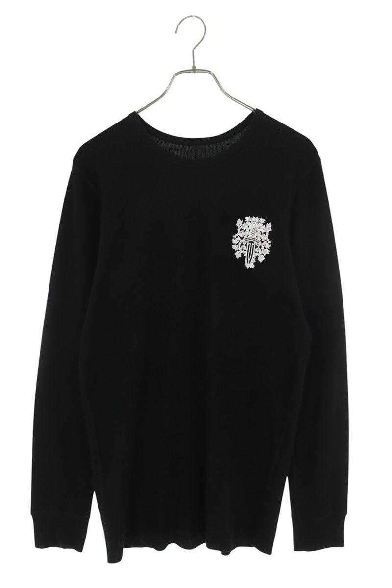 Chrome Hearts Thermal Long Sleeve Vine Dagger Print Black Size XL