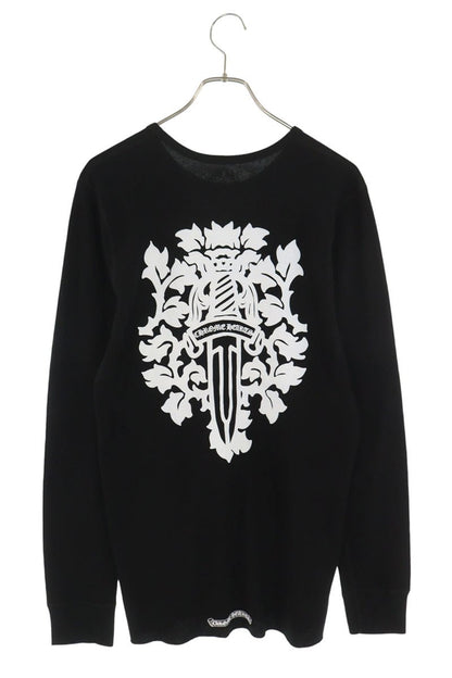 Chrome Hearts Thermal Long Sleeve Vine Dagger Print Black Size XL