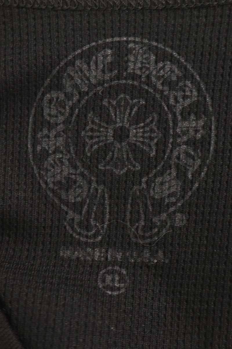 Chrome Hearts Thermal Long Sleeve Vine Dagger Print Black Size XL