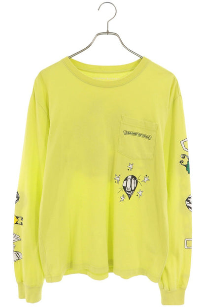 Chrome Hearts PPO HRDWR GRN Matty Boy Long Sleeve Tee Yellow Size M