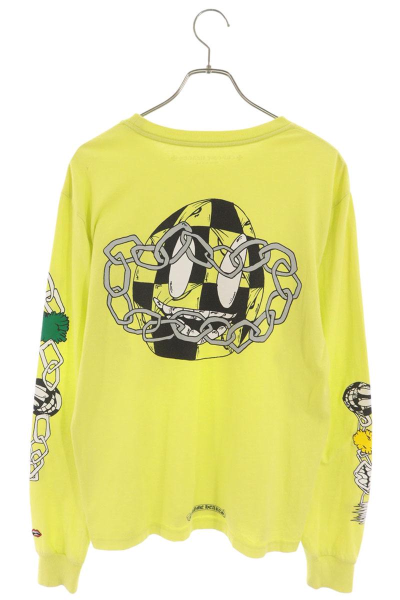 Chrome Hearts PPO HRDWR GRN Matty Boy Long Sleeve Tee Yellow Size M