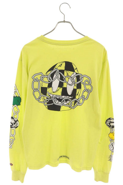 Chrome Hearts PPO HRDWR GRN Matty Boy Long Sleeve Tee Yellow Size M