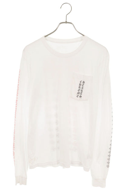 Chrome Hearts Back Sleeve CH Plus Tee Wht/Blk/Pink Size S