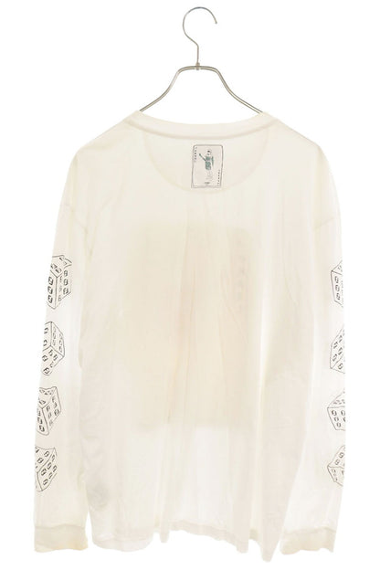 FENDI Playing Card Print Long Sleeve Tee Size L