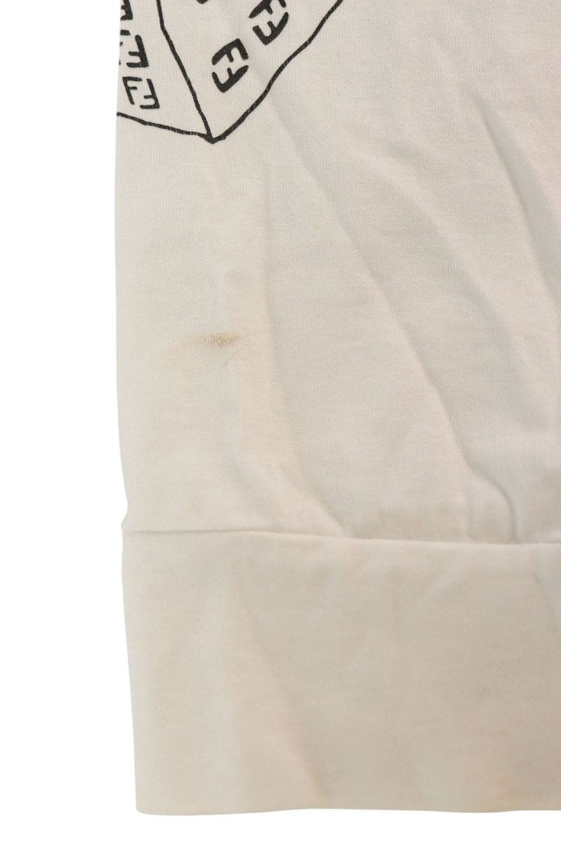 FENDI Playing Card Print Long Sleeve Tee Size L