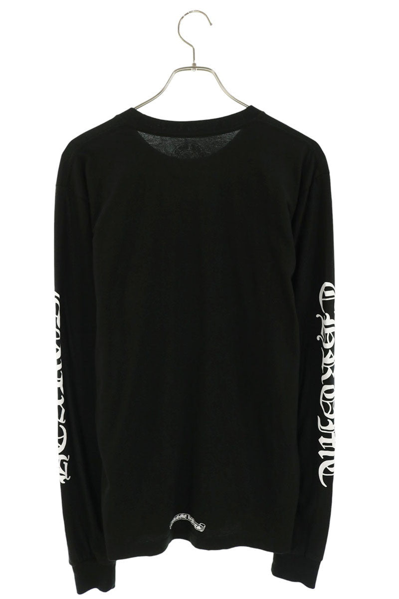 Chrome Hearts Neck Logo Sleeve Print Long Sleeve Tee Size M