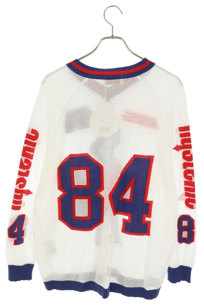 H.HYSTERIC GLAMOUR Jacquard Mesh Long Sleeve White Size Free