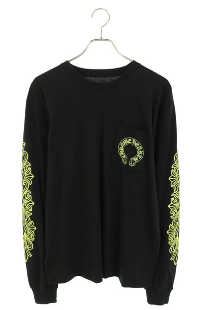 Chrome Hearts Floral Sleeve Horseshoe Long Sleeve Tee Mlt Size M